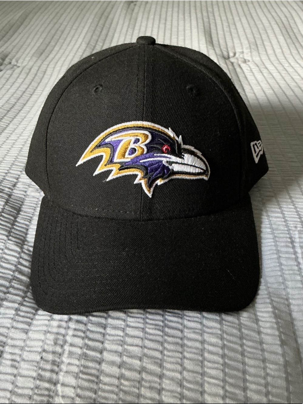 New Era Black Baltimore Ravens Logo Cap